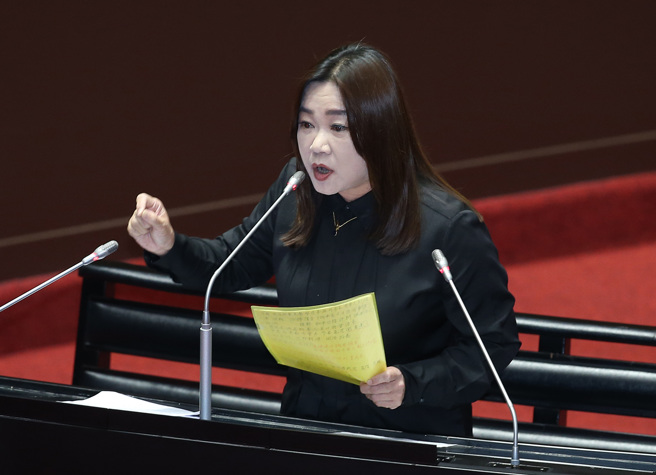 国民党立委马文君。（资料照,姚志平摄）