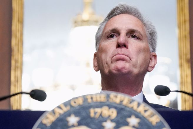 美国联邦眾议院议长麦卡锡（Kevin McCarthy）。（图/路透社）
