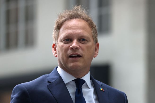 英国国防大臣夏普斯（Grant Shapps）。（图/路透社）
