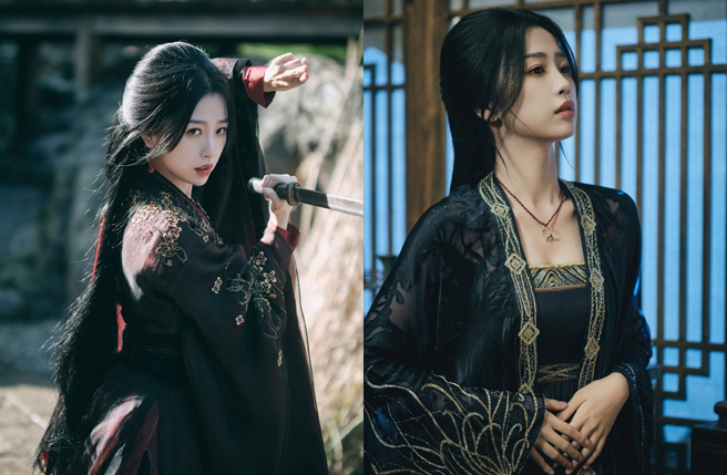 虞书欣在新剧《云之羽》中饰演女刺客云为衫。（图／微博）