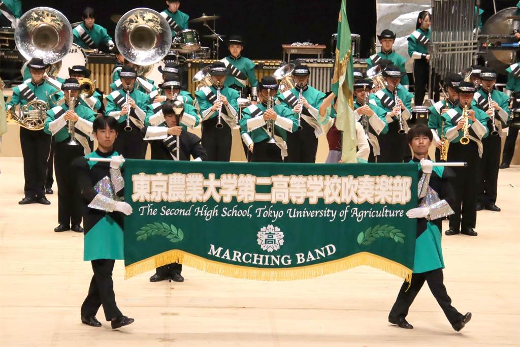 國慶表演高雄搶先看！「翡翠騎士」東京農業大學第二高等學校吹奏樂部將於10月8日在高雄演出。（高市觀光局提供）