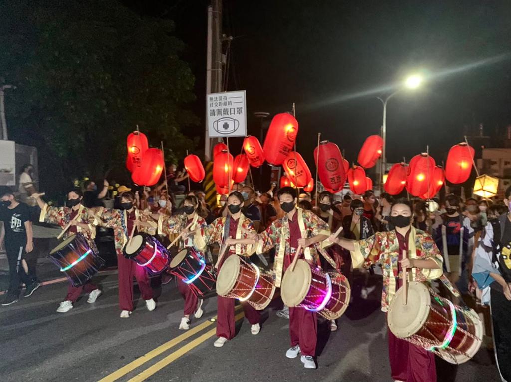 夜祭巡行是臺南關子嶺溫泉美食節的重頭戲（圖片來源：台南市政府提供）

