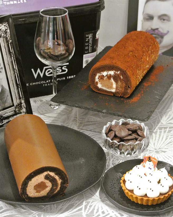 亞尼克攜手「巧克力界LV」法國百年精品巧克力Weiss，推出3款聯名產品，免出國就能品嘗精品巧克力風味。(陳韻萍攝)