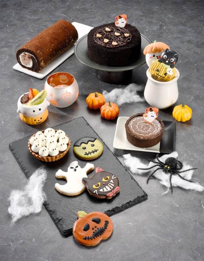 亞尼克推出因應萬聖節的各式怪奇甜點饗宴，營造節慶氣氛與民同樂。(亞尼克提供)