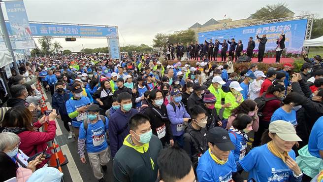 「金門馬拉松」享譽國際，每屆賽事都吸引來自世界各地的廣大愛跑者熱情參與。(于家麒攝)