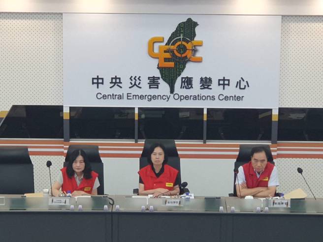 今(3)日11时30分中央灾害应变中心将提升为一级开设。（图／消防署提供）