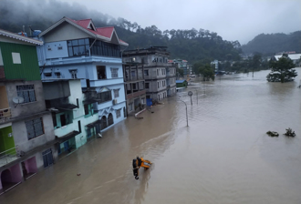 印度東北大雨引發暴洪 23名士兵下落不明