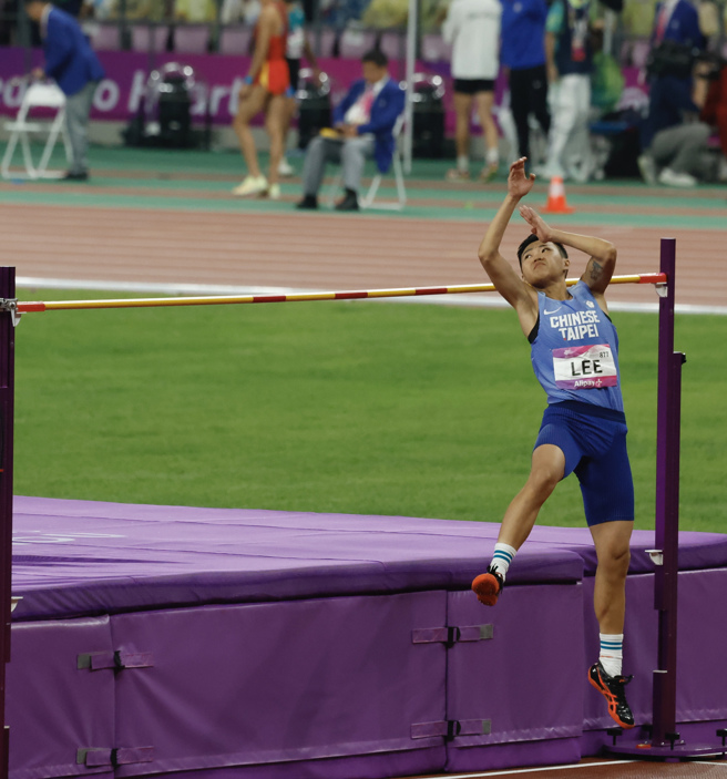 全国女子跳高纪录保持人李晴晴生涯首次踏上亚运赛场。（中华奥会提供）