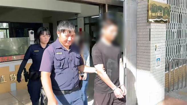 台南市警二分局2日破獲邱姓女子、吳姓男子涉嫌詐欺、毒品等罪嫌，訊後2人被移送台南地檢署。（讀者提供／洪榮志台南傳真）