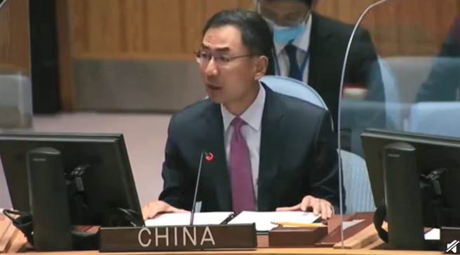 耿爽联大发言称各国均有义务反对一切形式的恐怖主义。（大陆常驻联合国代表团资料照）