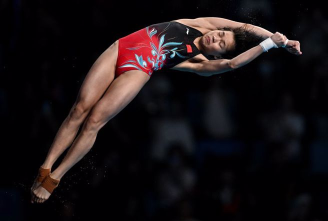 大陆跳水女将全红婵。（新华社）