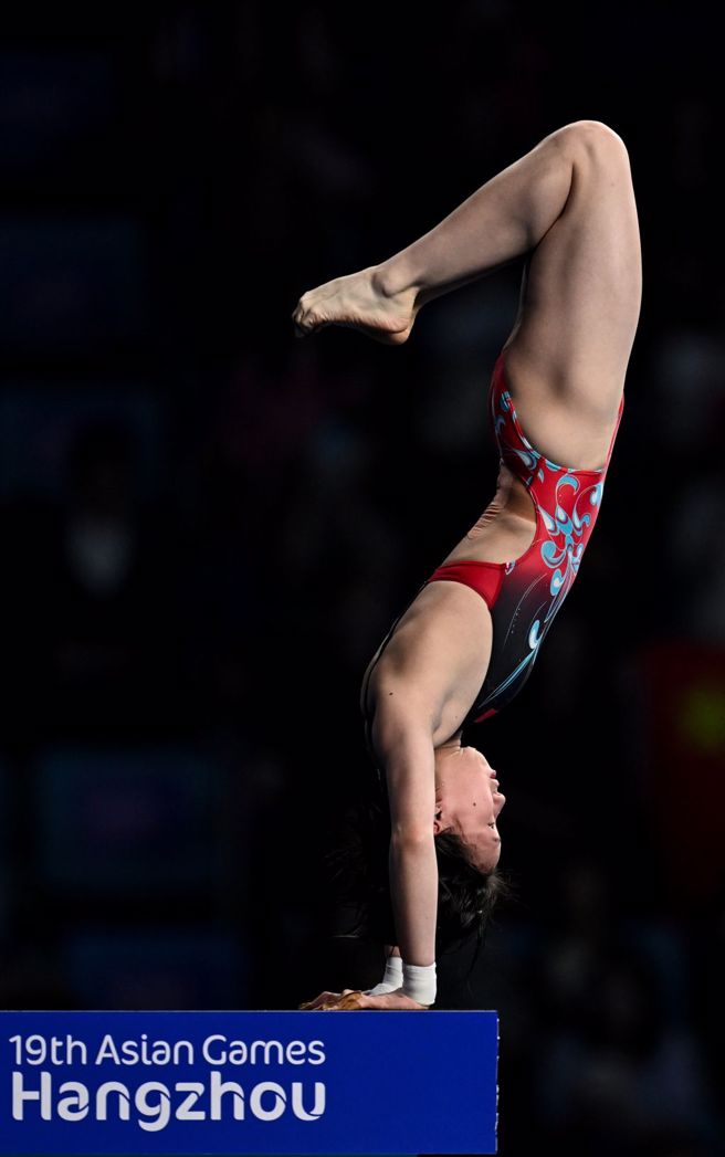 大陆跳水女将陈芋汐。（新华社）