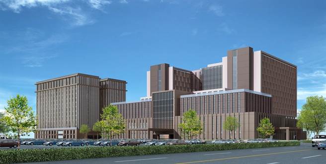 義联集團在屏東興建義大醫院。圖為模擬圖。（義联集團提供／林雅惠高雄傳真）