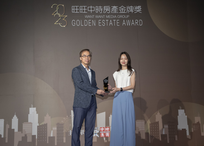 原昕建设荣获建设类《信誉品牌精湛奖》。(中时新闻网摄)