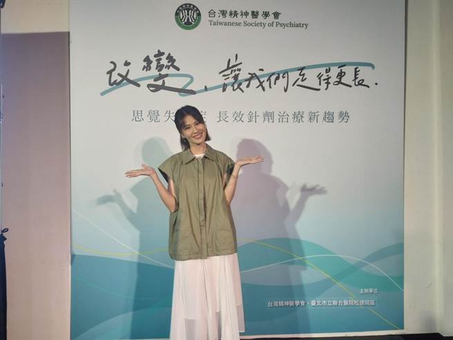 曾沛慈出席卫教活动。(王思颖摄）