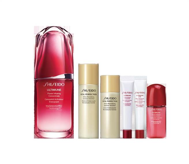 Global Mall新北中和5日至10日，限定推资生堂「小红超导电波组」价值7600元、优惠价3690元。（Global Mall提供／朱世凯台北传真）