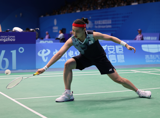 羽球好手戴资颖在杭州亚运女单止步16强。（资料照，中华奥会提供）