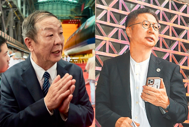 随着潜舰国造召集人黄曙光(左)、前海军顾问郭玺(右)接连放话引发争议，更多内幕被牵扯出来。（合成图／资料照）