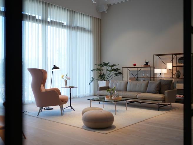 Fritz Hansen高雄形象店内装。( Fritz Hansen提供／古明弘台北传真）