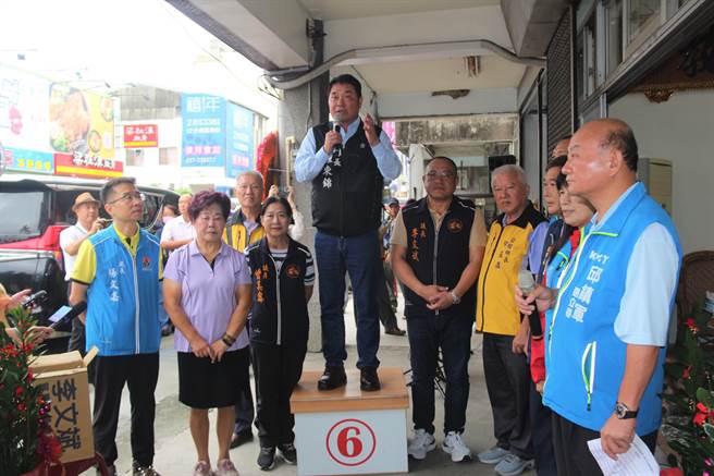 县长锺东锦等人主持启用典礼。（苗栗县政府提供／李京升苗栗传真）