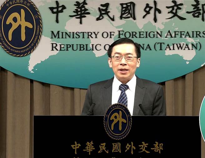 臺湾日本关系协会秘书长范振国(取自外交部直播画面)