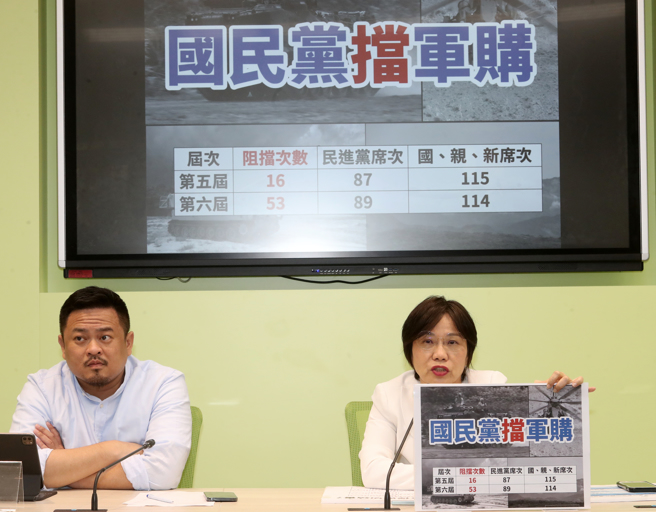 民进党立院党团干事长刘世芳表示，前总统马英九当时对美国希拉蕊参议员提到他是台湾的总统，而现在用这样的政党恶斗方式，来诋毁台湾庆祝双十国庆非常不可取；她表示，看到国民党主席朱立伦率县市首长庆祝中华民国国庆，国民党就是想用国旗认同，告诉大家国民党才是正统。（刘宗龙摄）