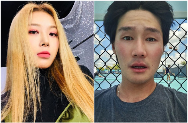 宥斌五月才认爱网球好手权纯雨，如今两人已经宣告分手。（图／iluvyub、soonwookwon IG）