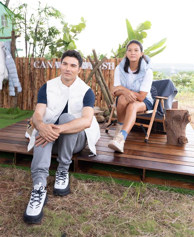 凤小岳与圈外辣妻Jessie为Canada Goose首度一同出席公开活动。（吴松翰摄）