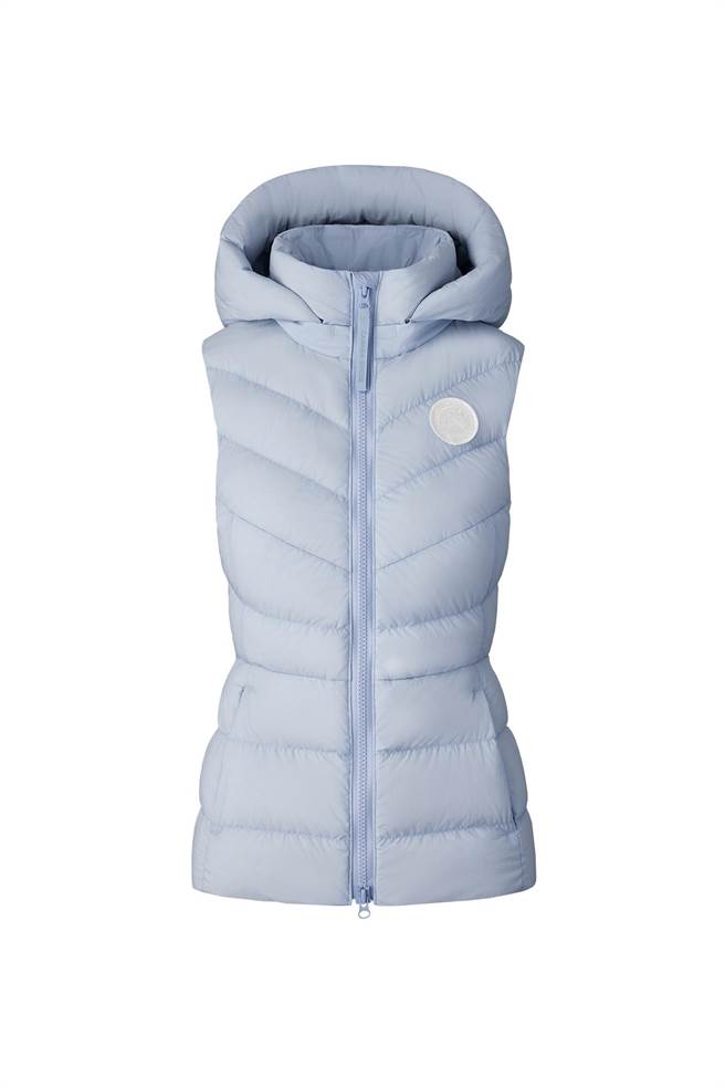 Canada Goose Clair Vest 背心女款，黎明蓝色。（Canada Goose 提供／林欣仪台北传真）