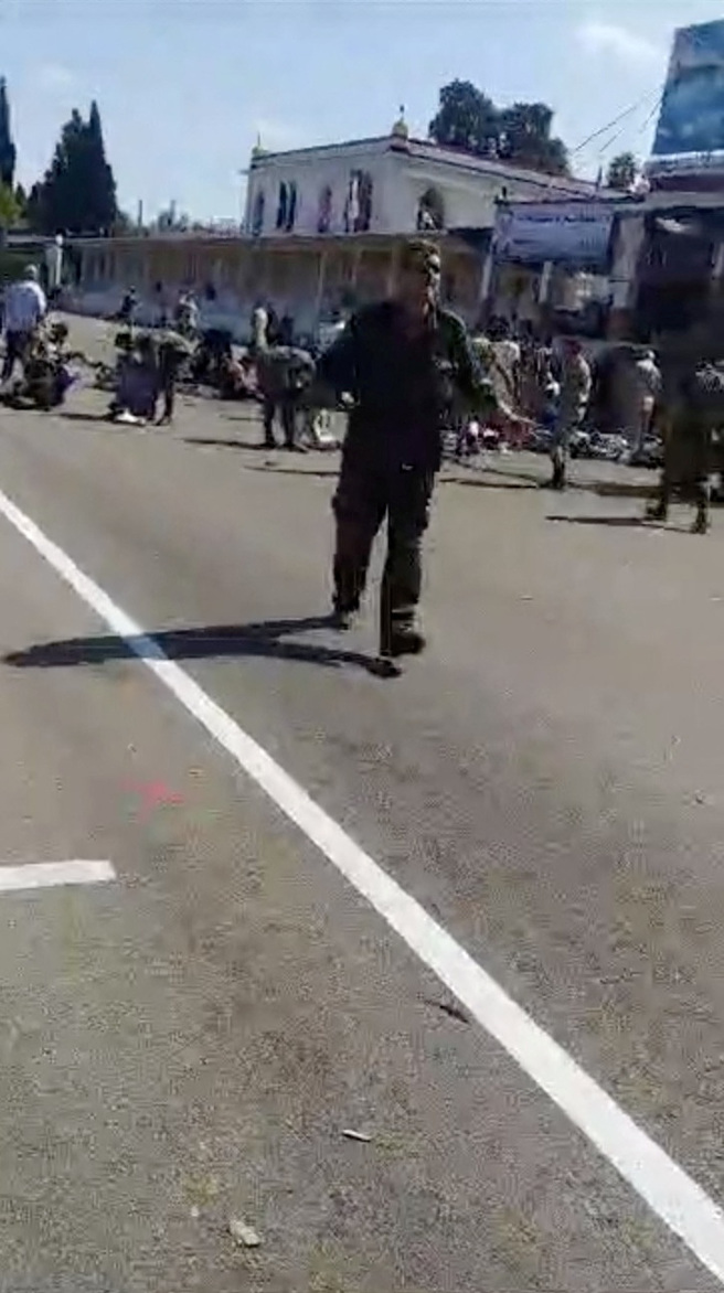 尸体满地！叙利亚军校遭无人机血腥攻击至少百死。(图/路透)