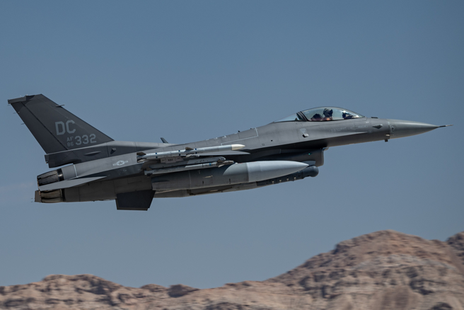 美国空军F-16战机的资料照。（美国空军）