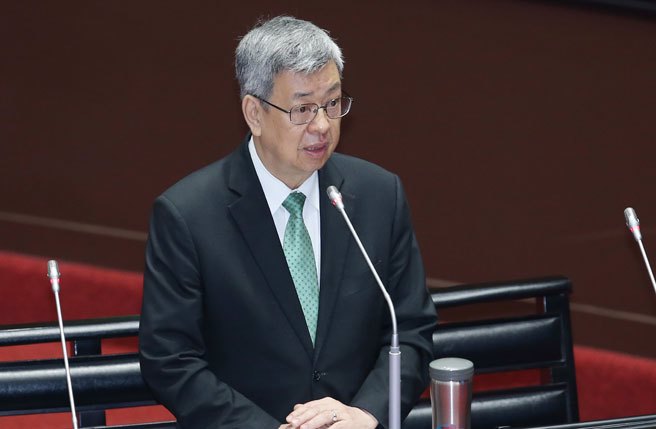 行政院長陳建仁6日前往立法院備詢。（姚志平攝）