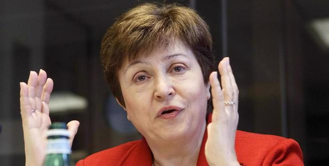 国际货币基金总裁乔治艾娃。图／美联社