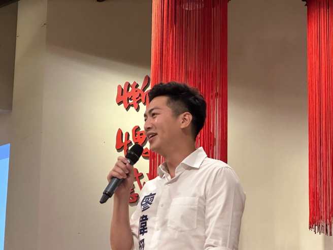 國民黨台中市立委參選人廖偉翔。(取自廖偉翔臉書)