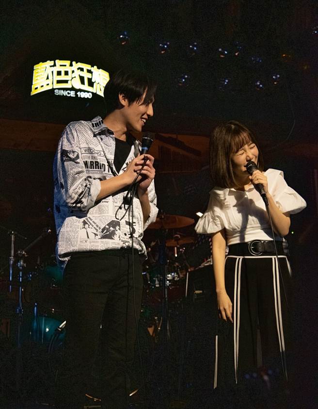 魏妙如首次与未婚夫黄昺翔同台演出。（天赋音乐提供）