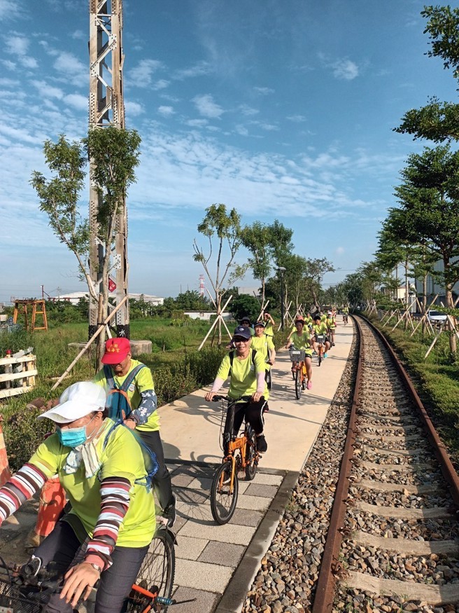 桃林铁路自行车道采风铁马体验。(图/海湖里自行车关怀协会提供)