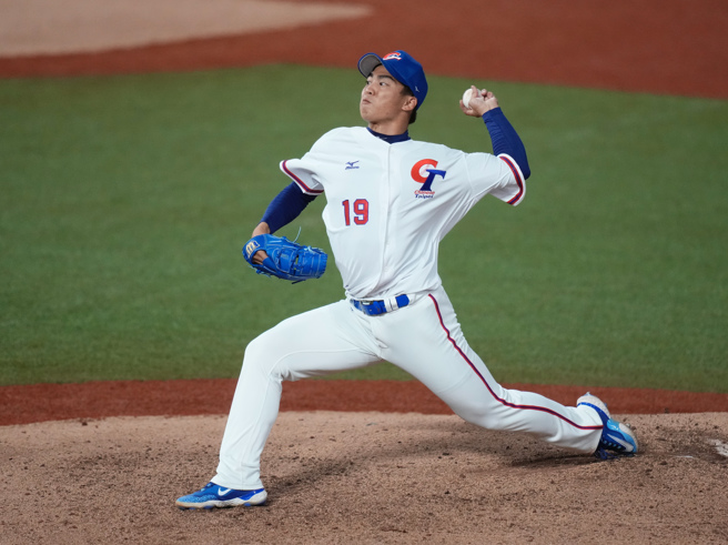 旅日左投王彦程担任对日本队之战先发投手。（资料照，中华奥会提供）