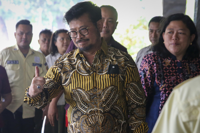 印尼農業部長夏魯爾（Syahrul Yasin Limpo）。（圖/美聯社）
