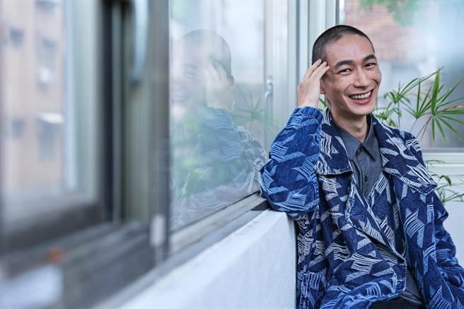 黄河入围金钟迷你剧男配角，今接受专访。（罗永铭摄）