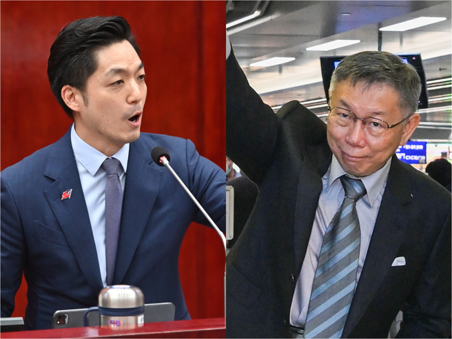 民眾党总统参选人、前台北市长柯文哲近日将推自传体漫画，然而其在序文中点评对台湾漫画的看法，引起外界热议，台北市议员何孟桦今(6)日针对此事质询台北市长蒋万安，要求他替台湾的漫画创作者发声。（本报资料照／季志翔、陈信翰摄）