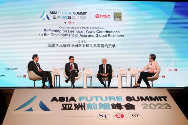 圖為馬英九率「大九學堂」學員訪星，出席「2023年亞洲前瞻峰會」，預計10月中下旬將再率學員訪美。（馬英九辦公室提供）