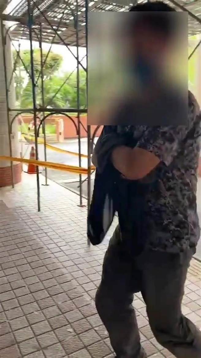 嘉義市警方逮捕趙嫌。（嘉義地檢署提供／廖素慧嘉市傳真）