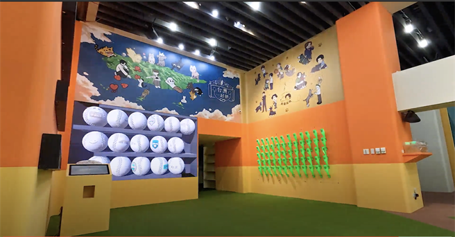 赖清德竞总开张倒数 竞总墙面曝光。曾薏苹截图