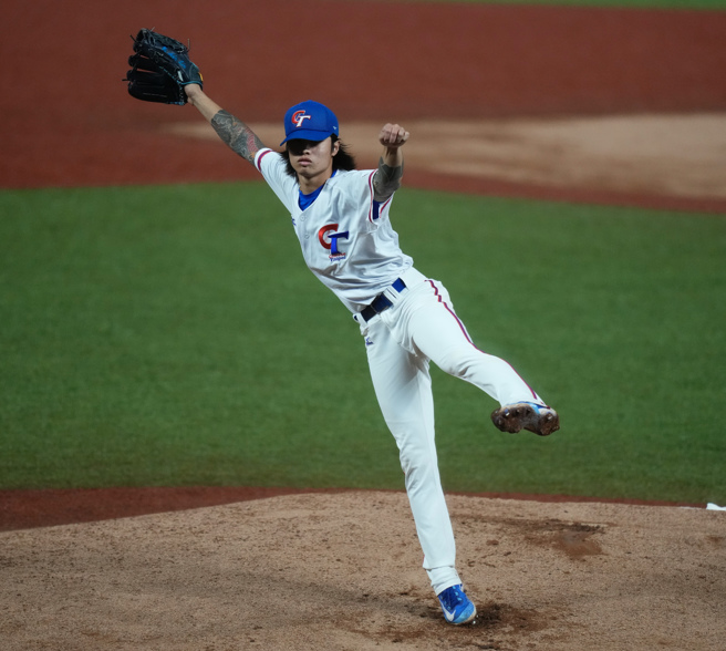 中华队先发投手林昱珉。（中华奥会提供）