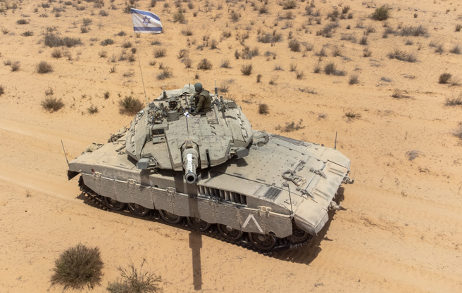 以优秀防御力闻名于世的以色列梅卡瓦主力坦克。（示意图 Shutter Stock）