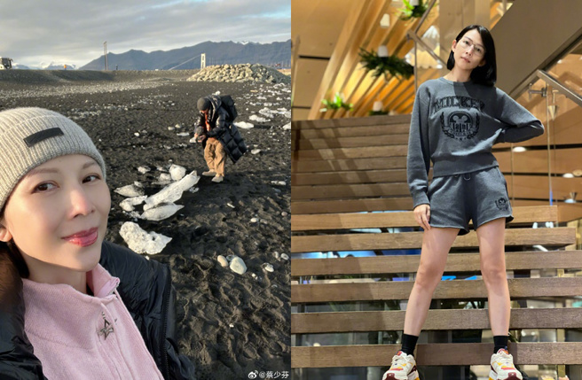 蔡少芬50岁仍保养得宜。（图／取自蔡少芬微博）