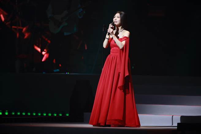 许茹芸7日在北流举办演唱会。（张铠乙摄）