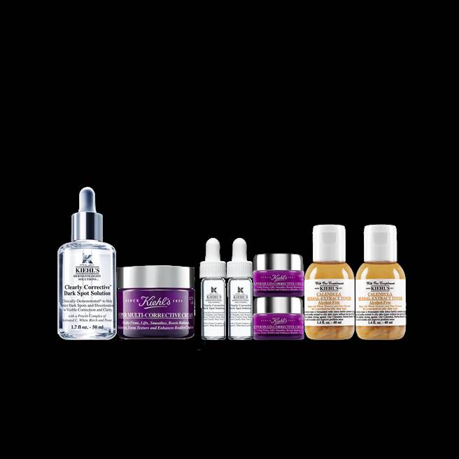 美丽华的Kiehl’s 新嫩皮紧致修护组，价值9037元、特价5805元。（美丽华提供／朱世凯台北传真）