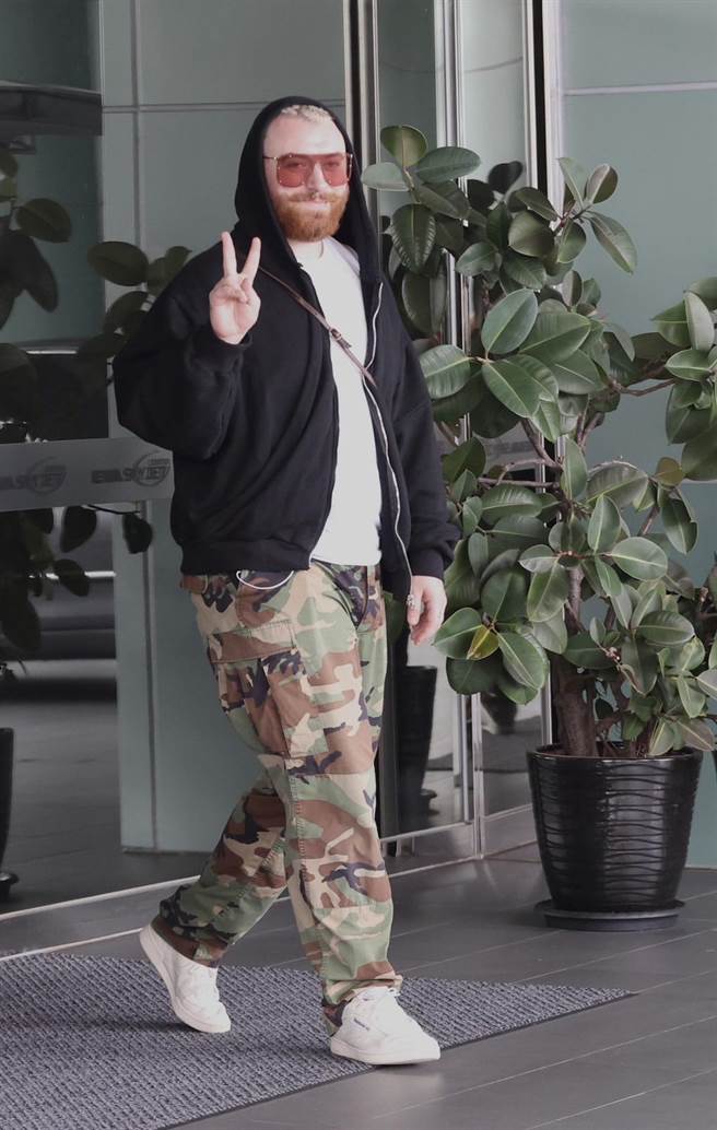 Sam Smith今天抵台，明天在小巨蛋开唱。（陈俊吉摄）