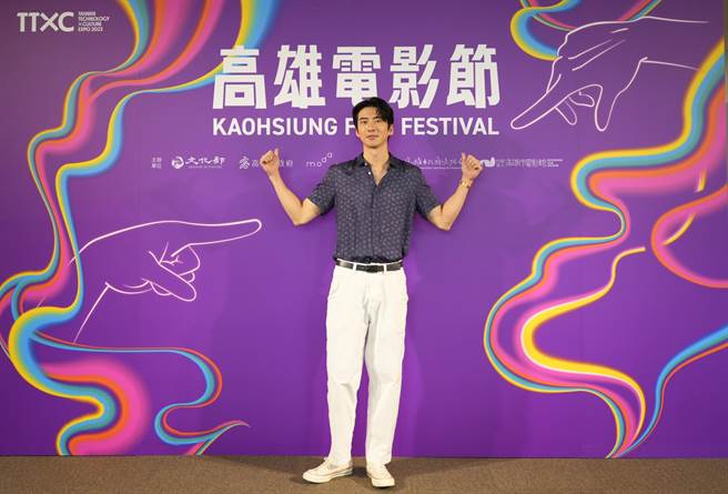 傅孟柏出席雄影宣傳《都市懼集》。（高雄電影節提供）